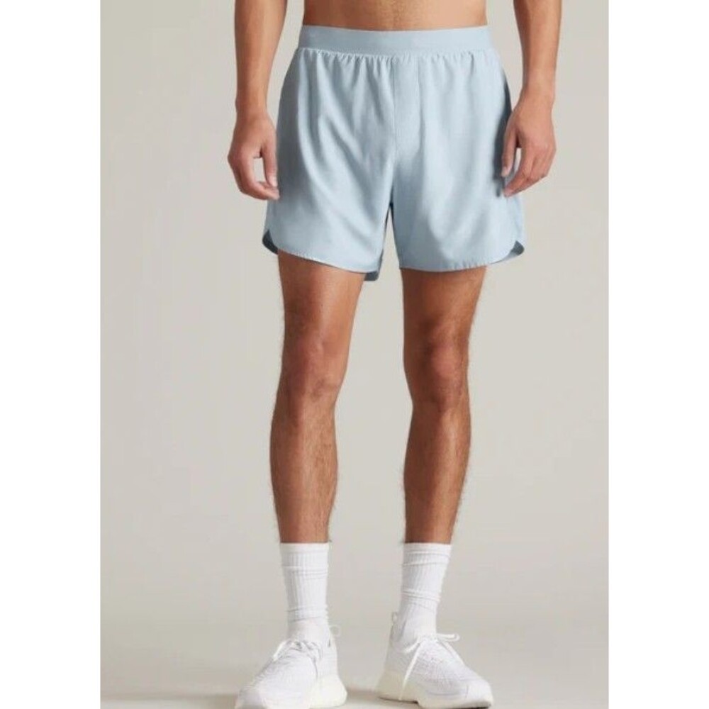 Rhone 5” Extra Mile Short Lined Running Short Artic Blue Lightweight Anti-Odor